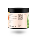 Orange Face Scrub for Brightening - Natural Cleanser with 11 Ayurvedic Ingredients