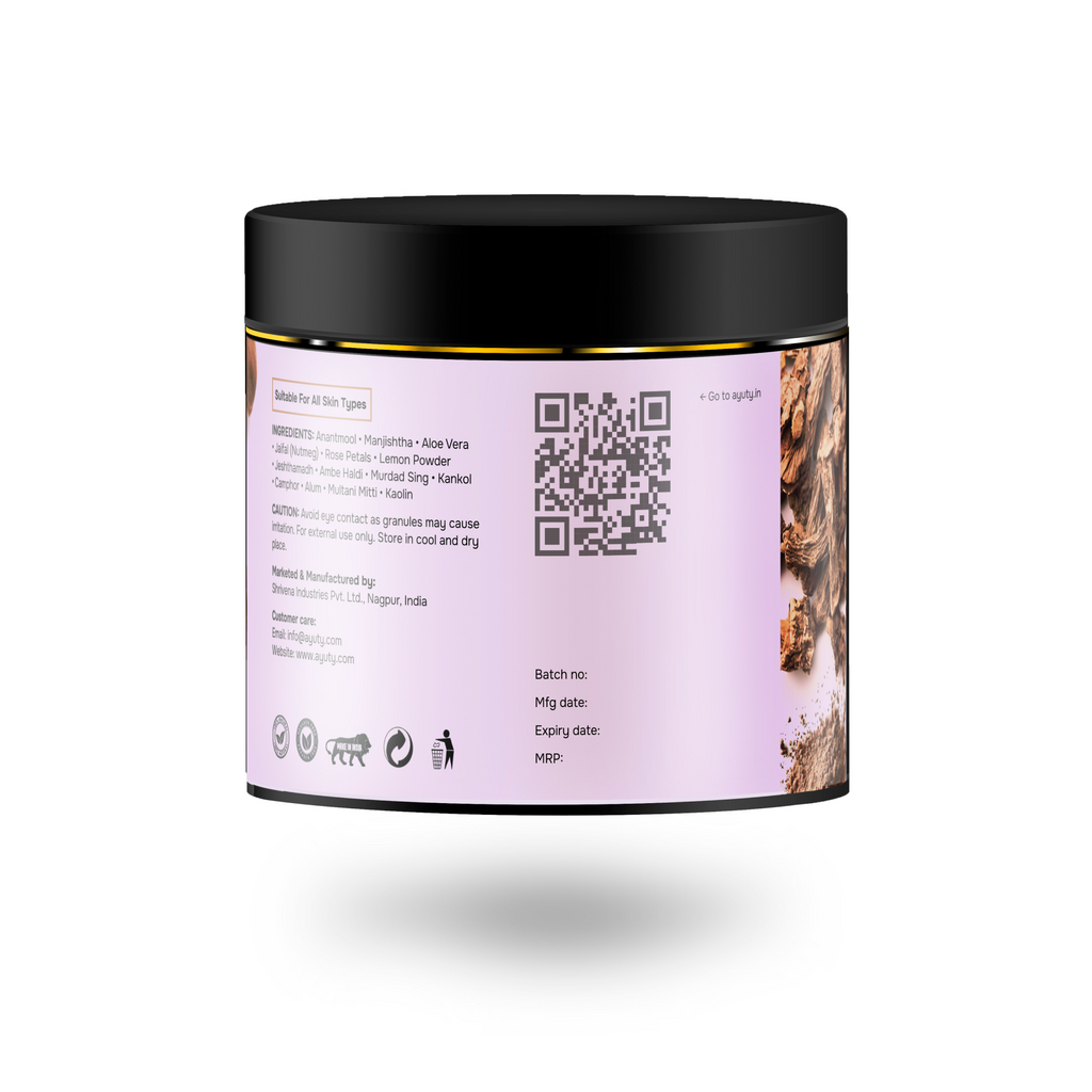 DeTan & Glow Natural Face Pack | Reduces Tanning & Improves Complexion