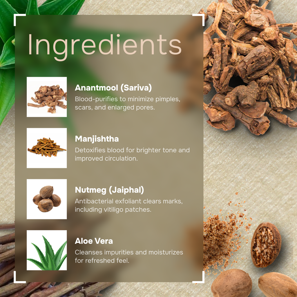 DeTan & Glow Natural Face Pack | Reduces Tanning & Improves Complexion