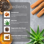 Natural Sandalwood Face Scrub - Advanced Oil control and Exfoliation