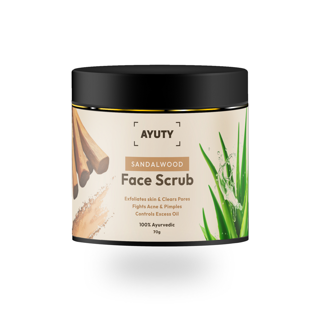 Natural Sandalwood Face Scrub - Advanced Oil control and Exfoliation